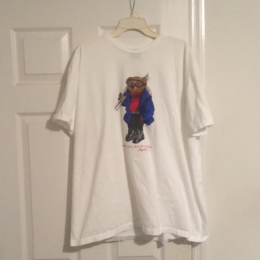 Vintage ski polo bear